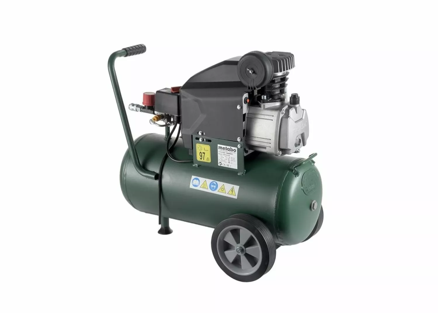 Metabo Basic 250-24 W Compressor - 1500W - 8 bar - 24L - 95 l/min-image