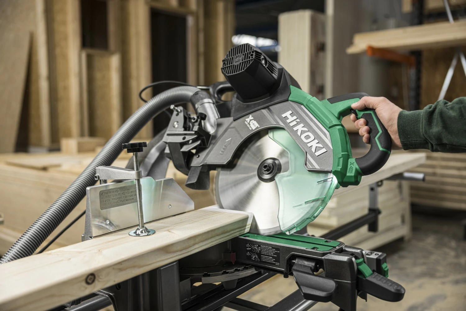 HiKOKI C12RSH3WAZ Scie à onglet - 1.520W 305x30mm-image