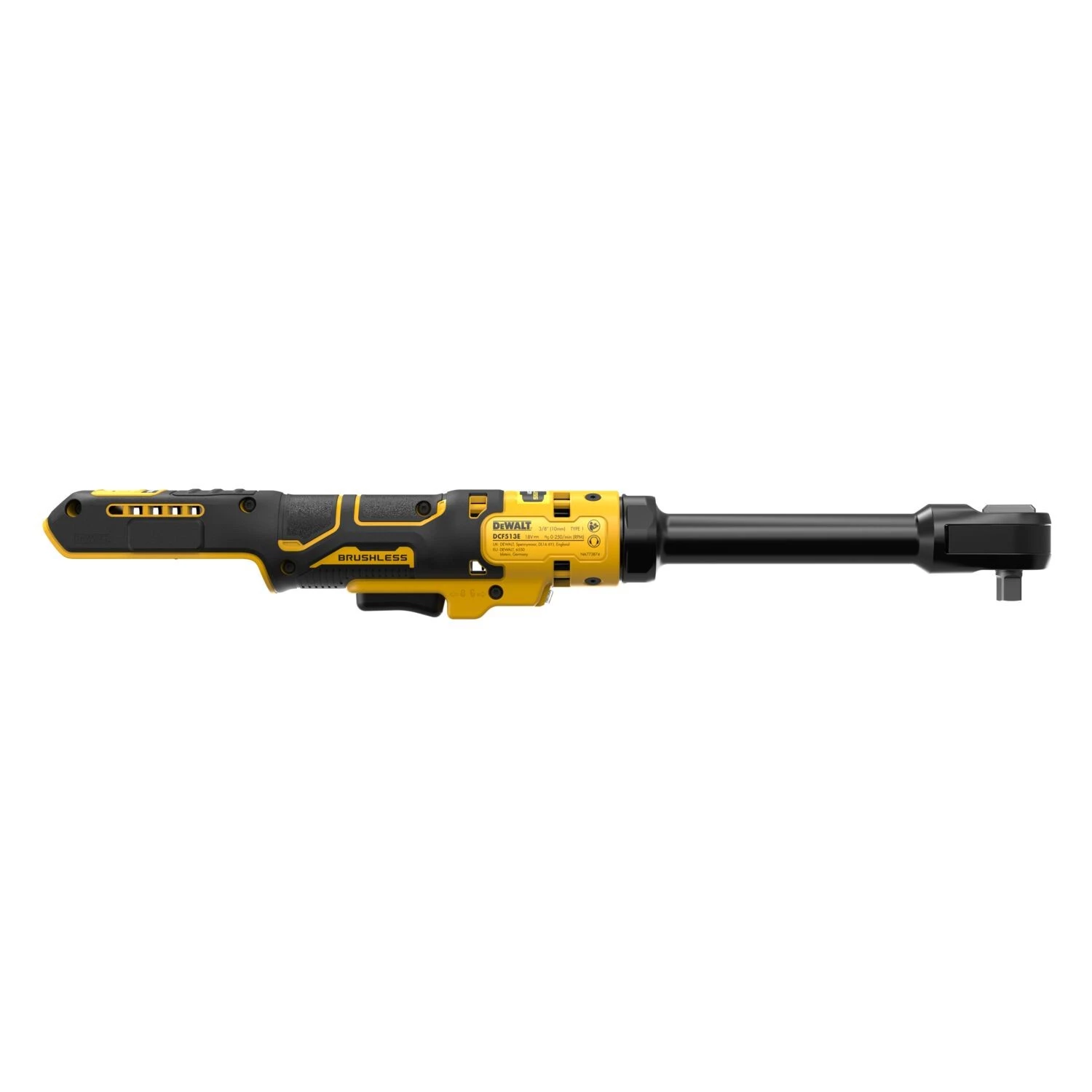 DeWALT DCF513EN-XJ Clé à cliquet coudée sans fil 18 V XR 3/8" à long col-image