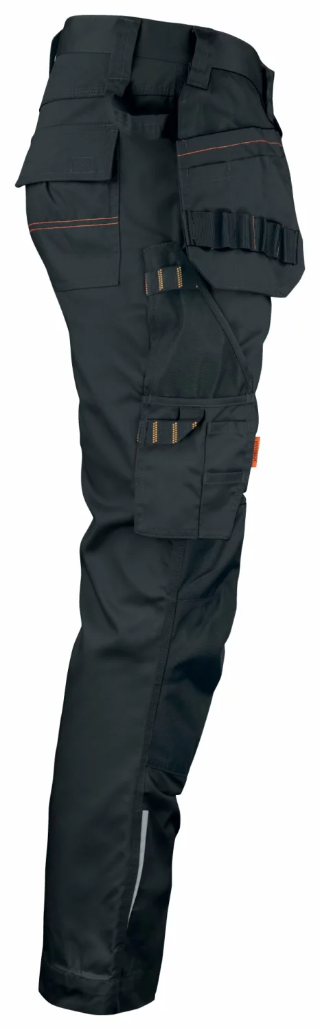 Jobman 2322 Pantalon de travail à poches étanches - Taille 54 - Noir-image