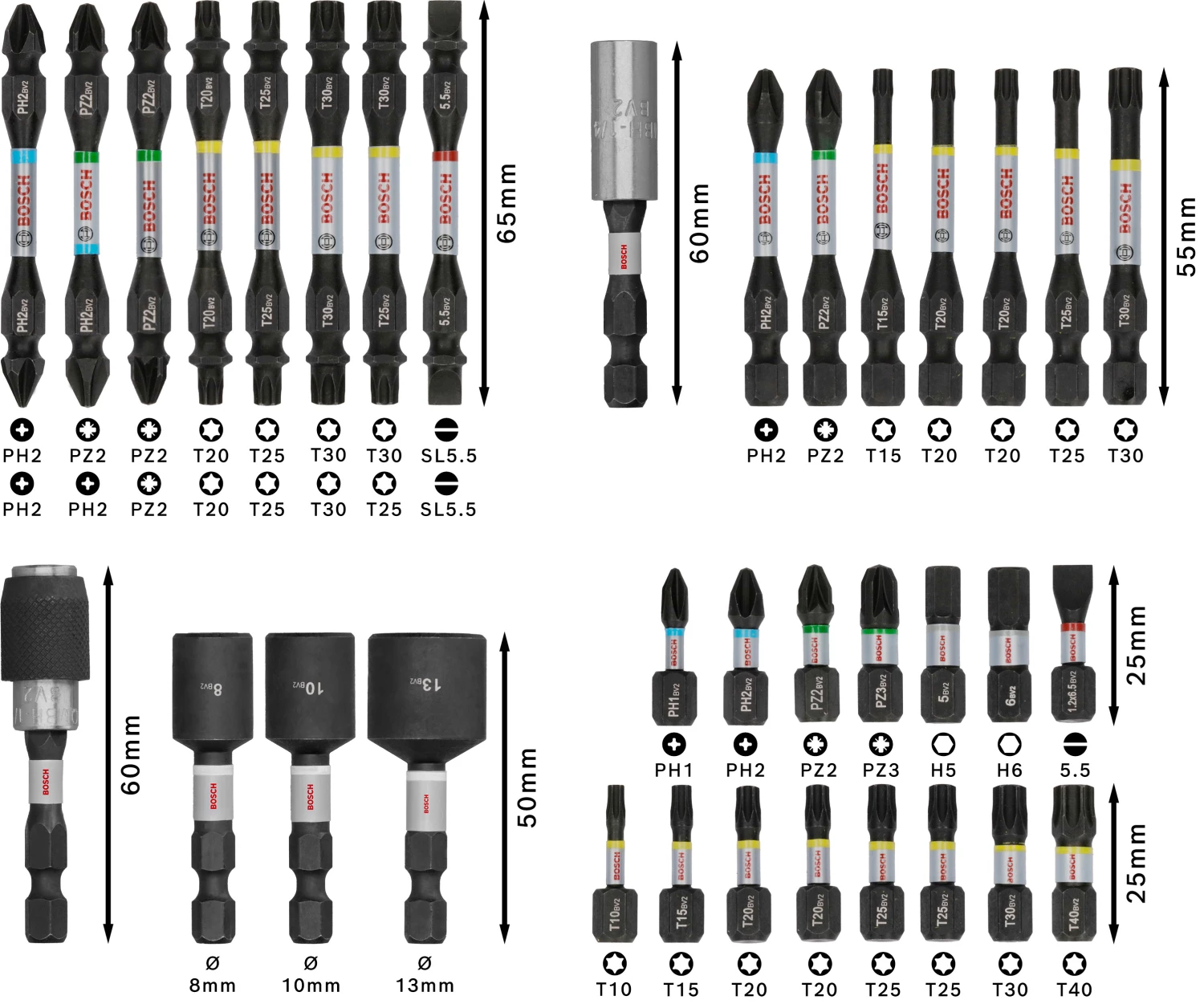 Bosch 2608521U77 35-delige PRO Impact Schroefbitset-image