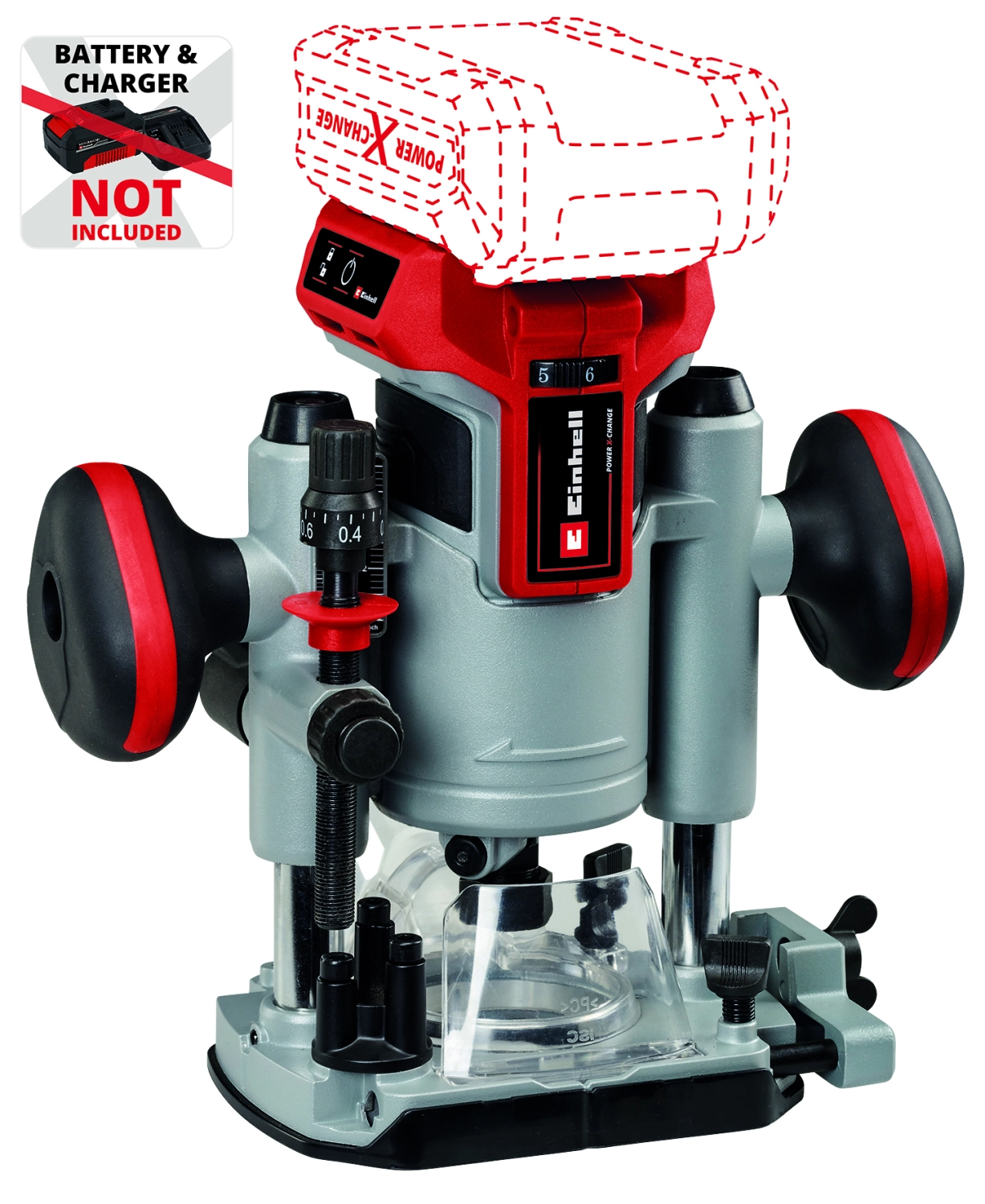 Einhell TP-RO 18 Li BL Solo Accu Bovenfrees Power X-Change-image