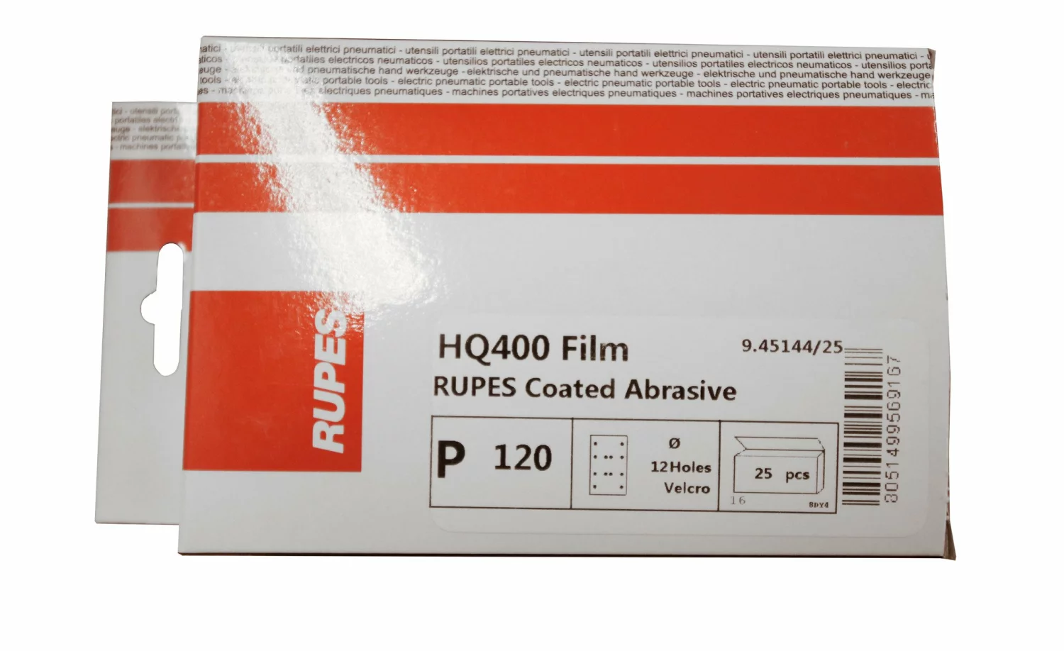 Rupes Hq400 Schuurfilm Polyester Rechthoek P220 25 St-image