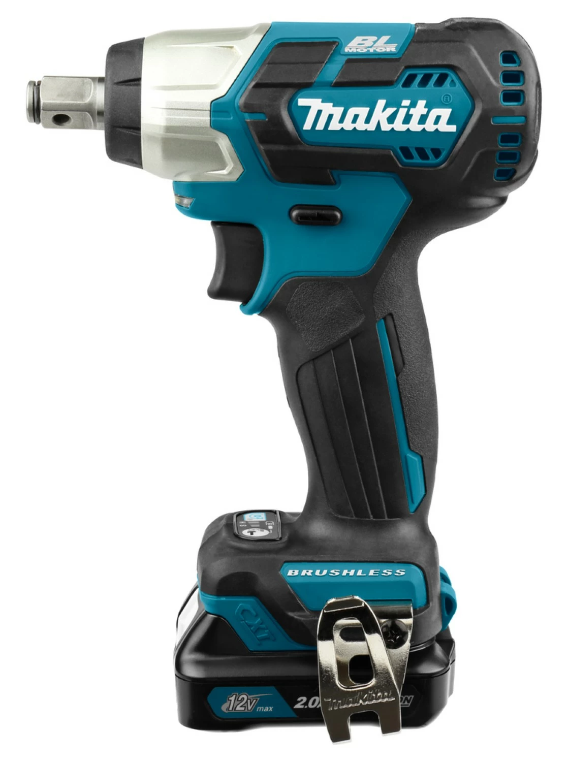 Makita TW161DSAJ 12V Li-Ion Accu Max Slagmoersleutel set (2x 2.0Ah accu) in Mbox - 165Nm - 1/2''-image