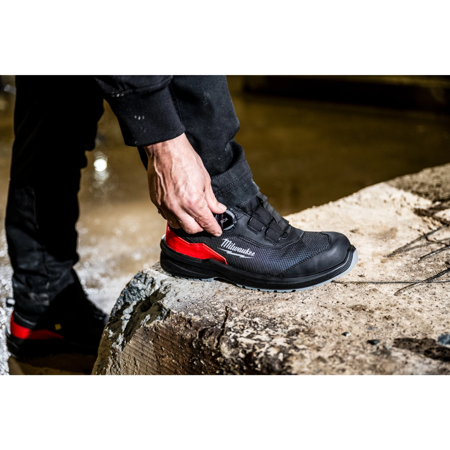 Milwaukee Flextred S1PS Veiligheidsschoen BOA - Zwart - Halfhoog - Maat 42-image