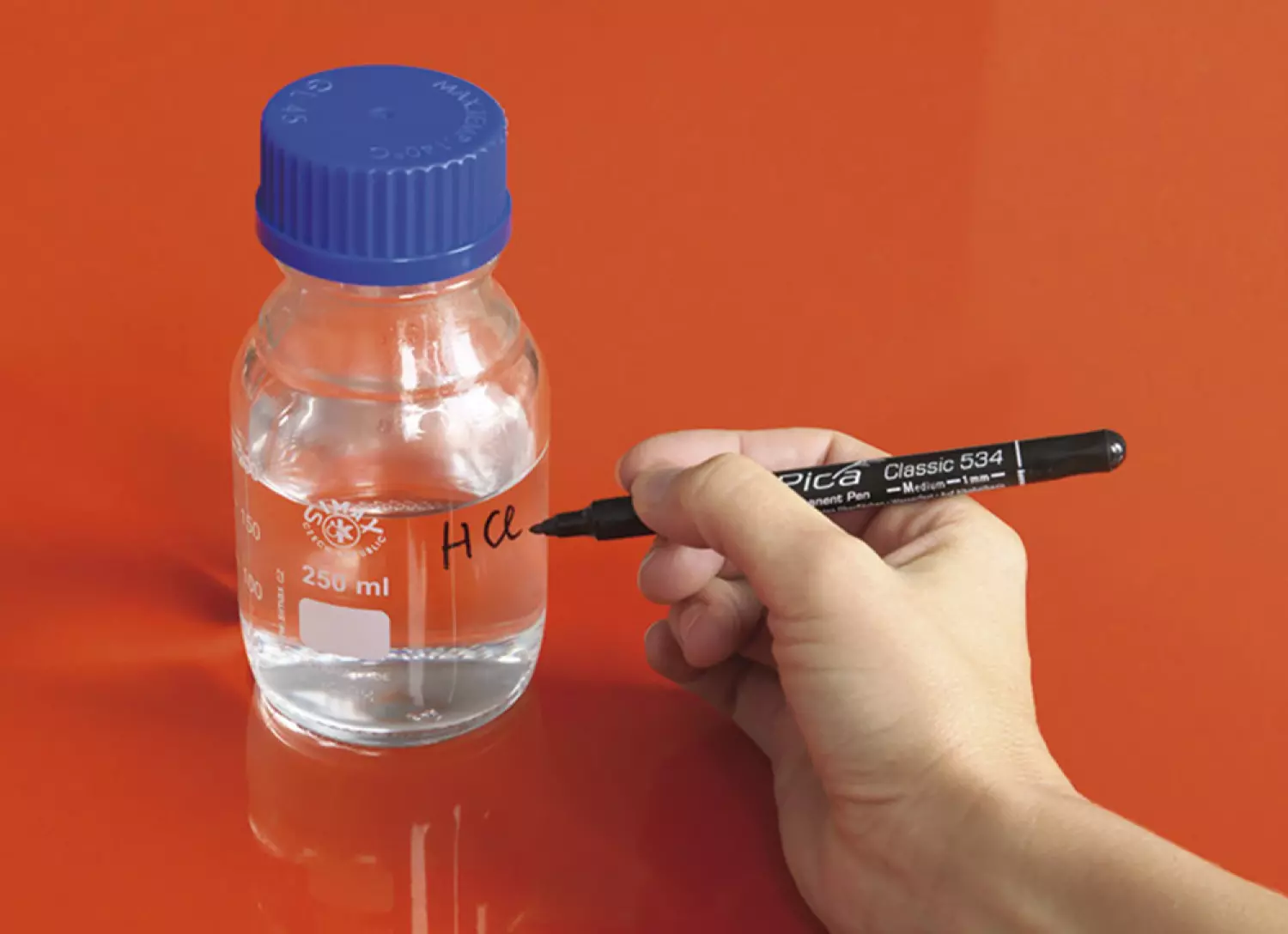 Pica 534/46 Classic Permanent Pen - Rond - Zwart - 1mm (10st)-image