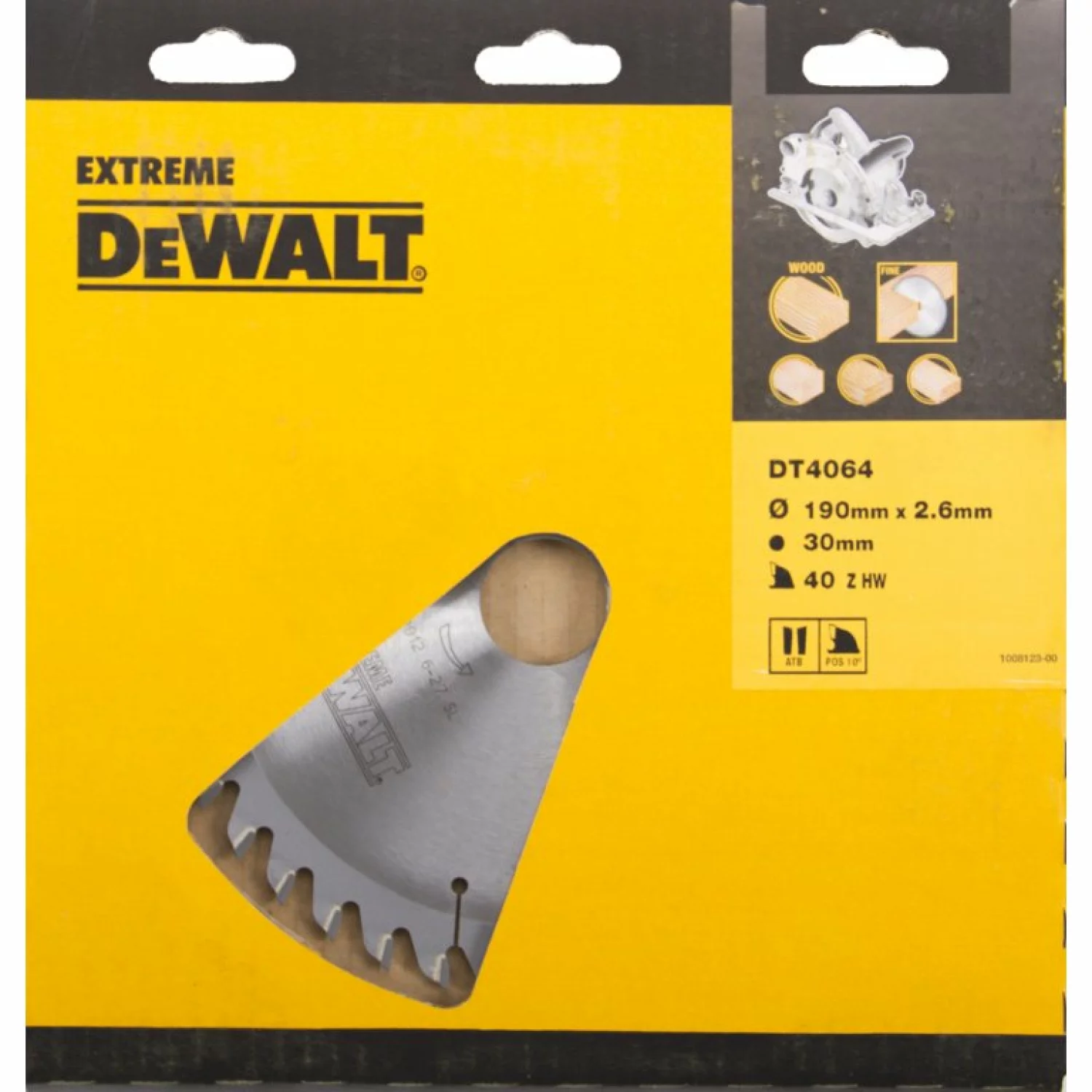 DeWALT DT4064 Extreme Cirkelzaagblad - 190 x 30 x 40T - Hout / Laminaat-image