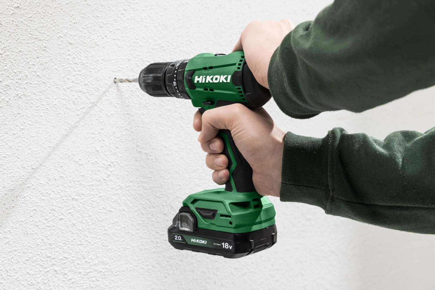 HiKOKI DV18DAWCZ 18V Li-ion Accu klop-boor-schroefmachine set (2x2,0Ah) in koffer-image