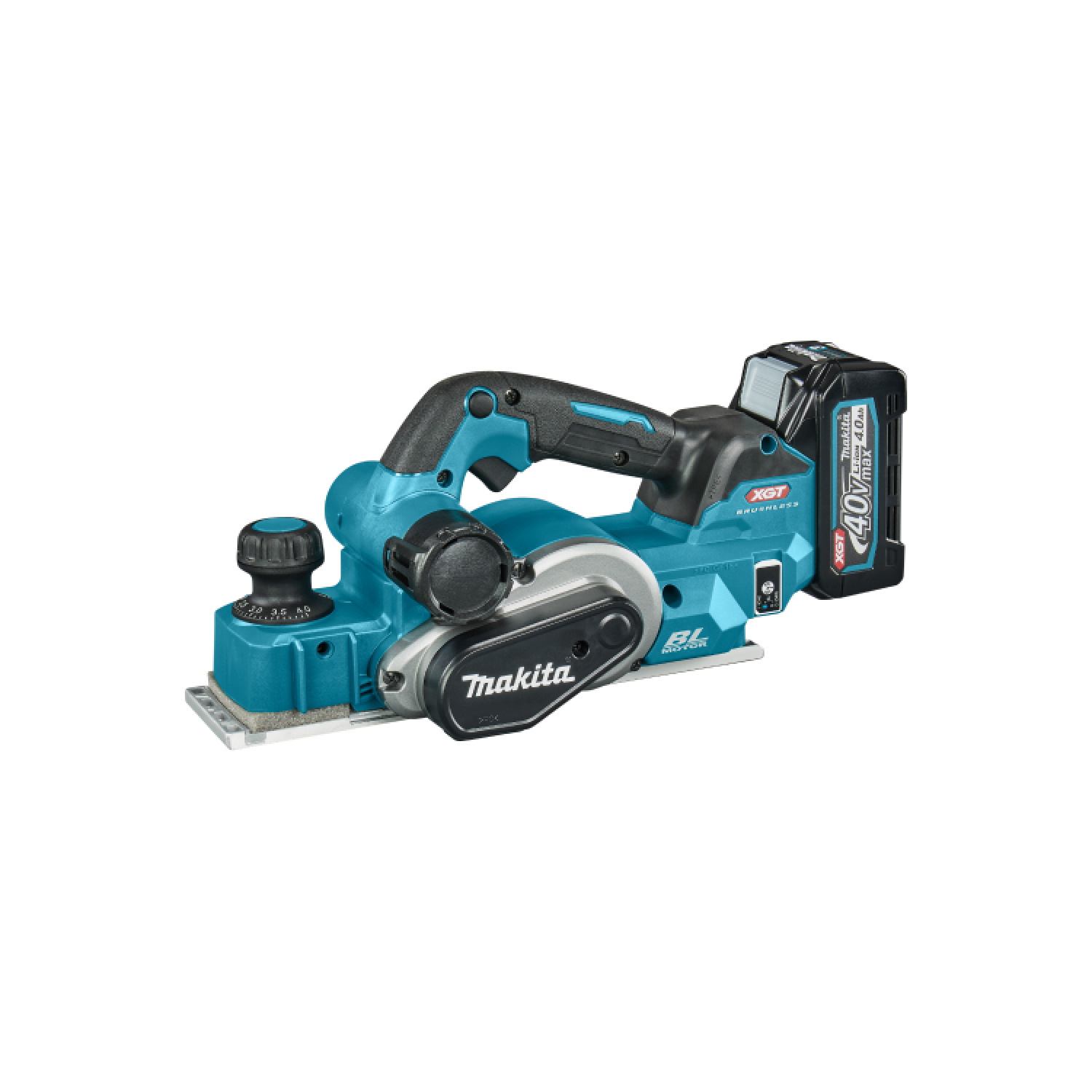 Makita KP001GM201 -Rabot sans-fil - 40V Max Li-ion - 2 batteries 4,0 Ah - Mbox - 82 mm-image