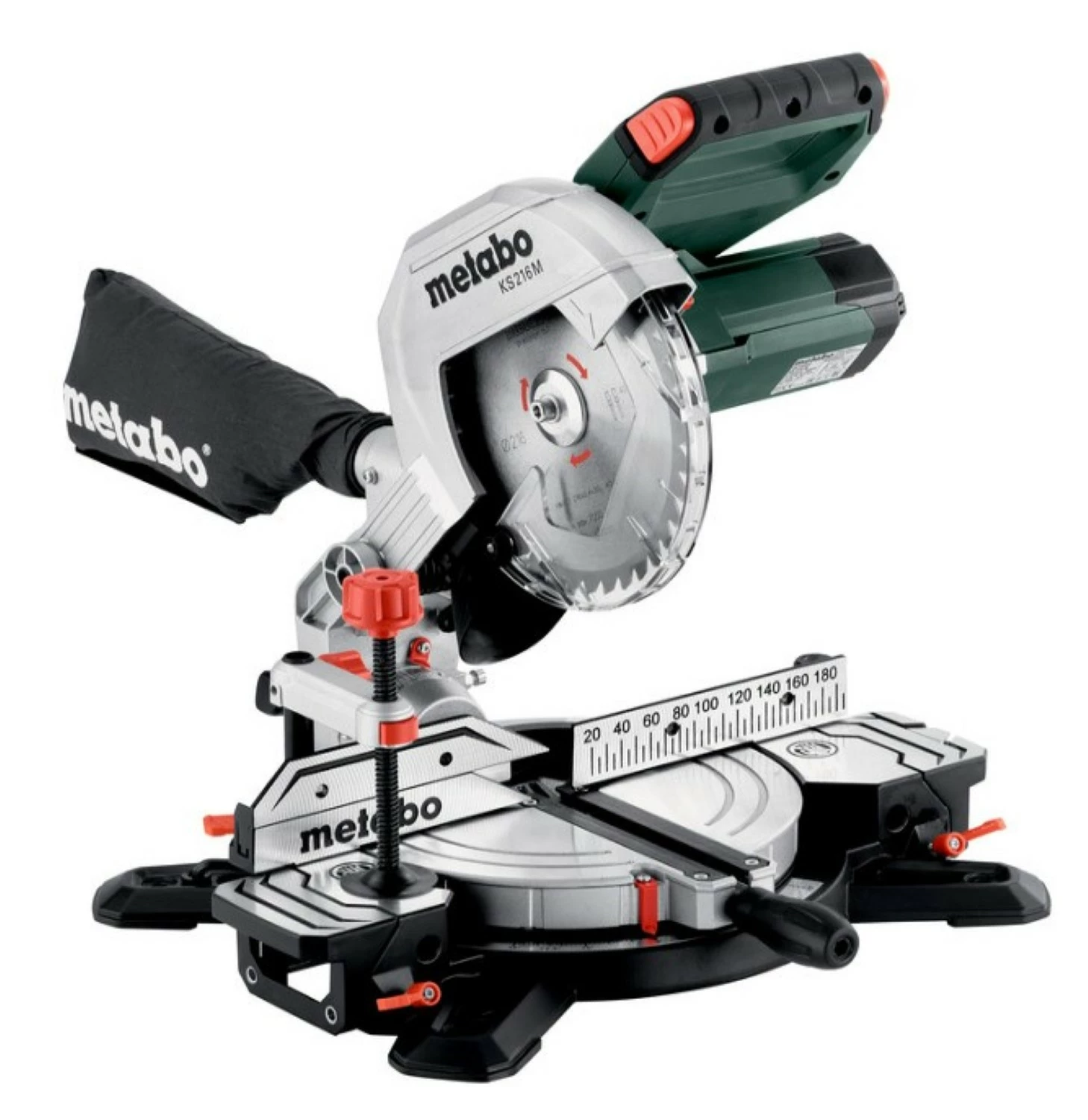 Metabo KGS 216 M Scie à onglet - 1500W - 216 x 30mm - Poignée Quick - avec support KSU 251-image