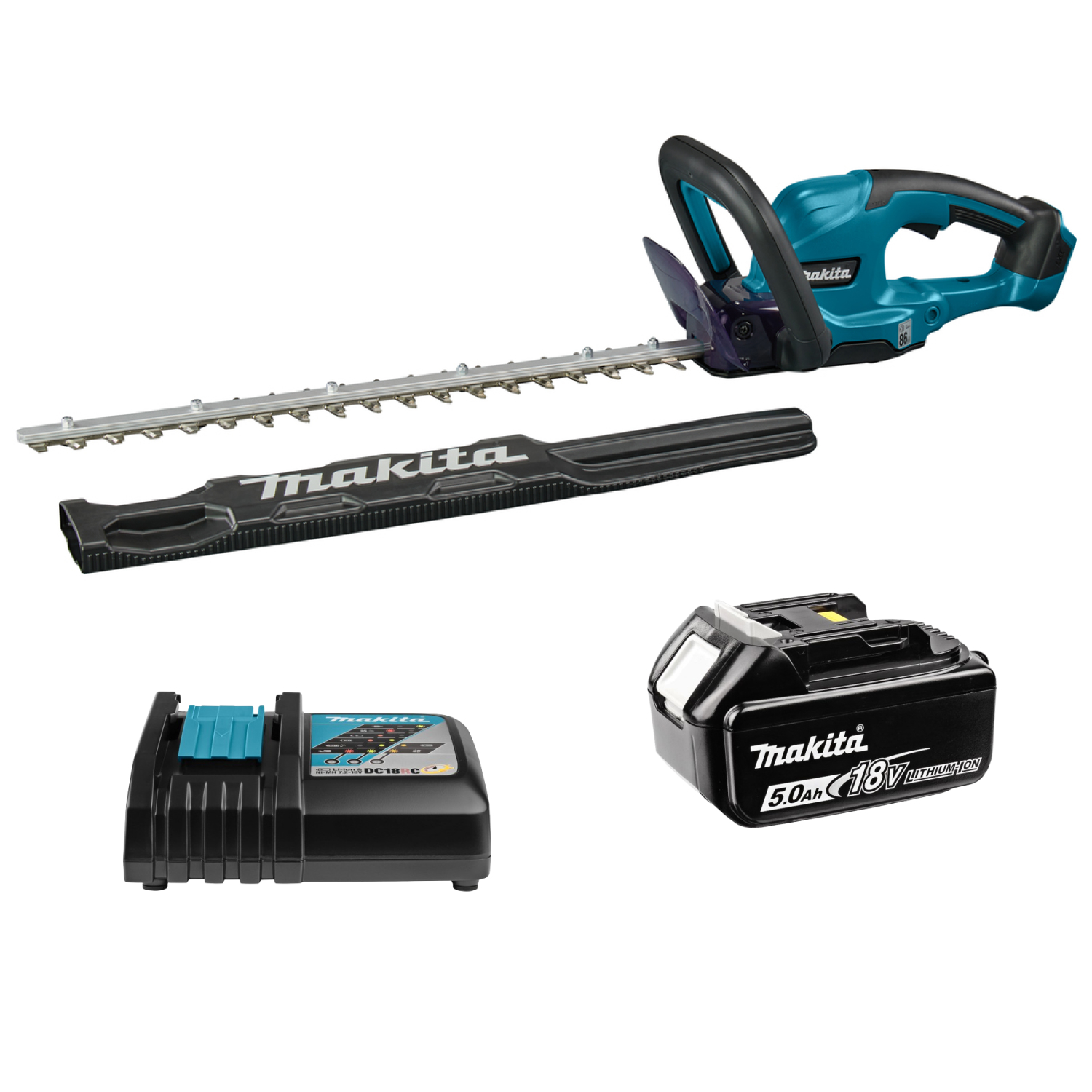 Makita DUH507RT Taille-haie sans fil - LXT 18V - 1 batterie 5,0Ah - 500 mm-image