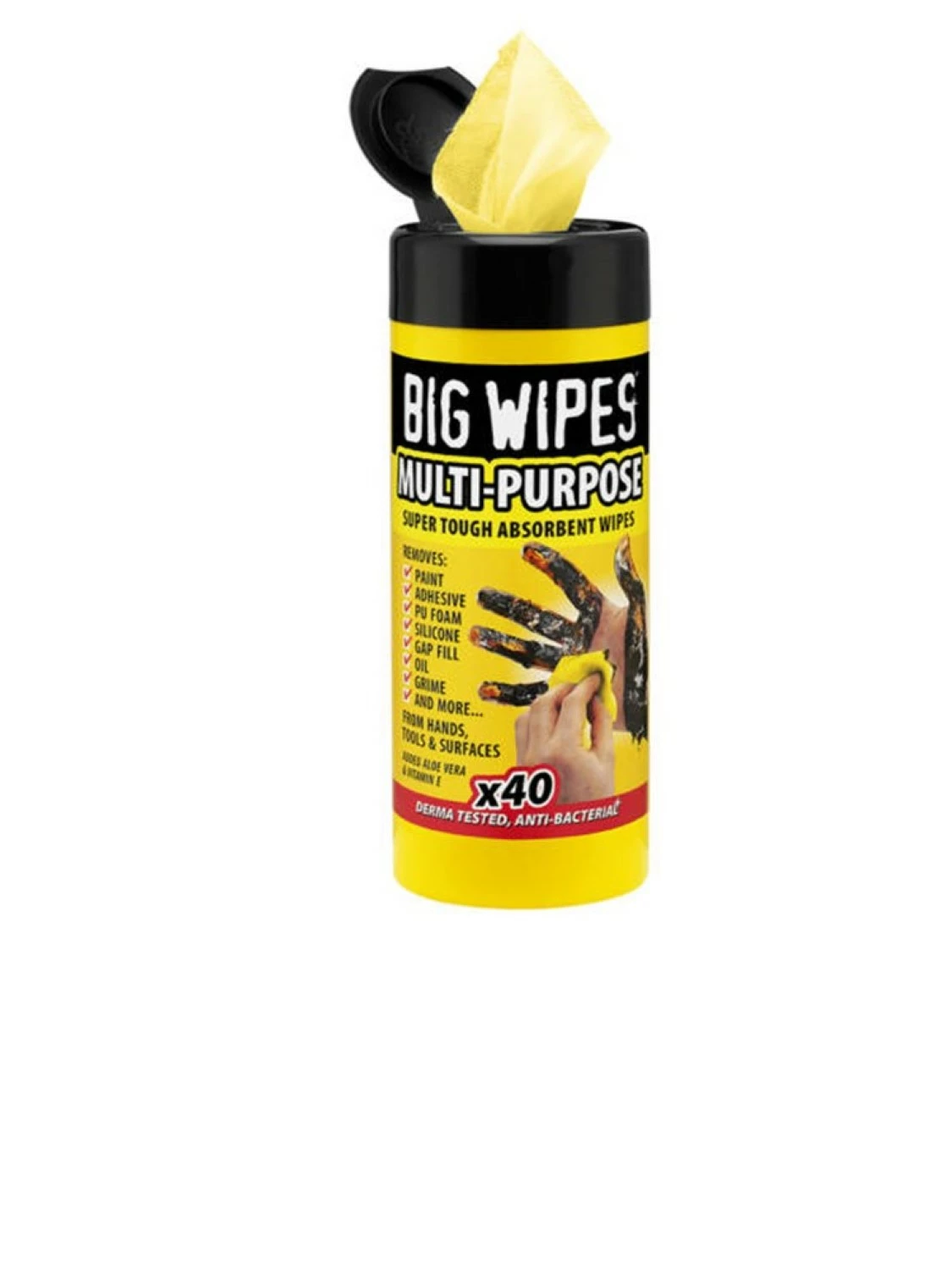 Big Wipes Lingettes nettoyante - pot - 40 pièces-image