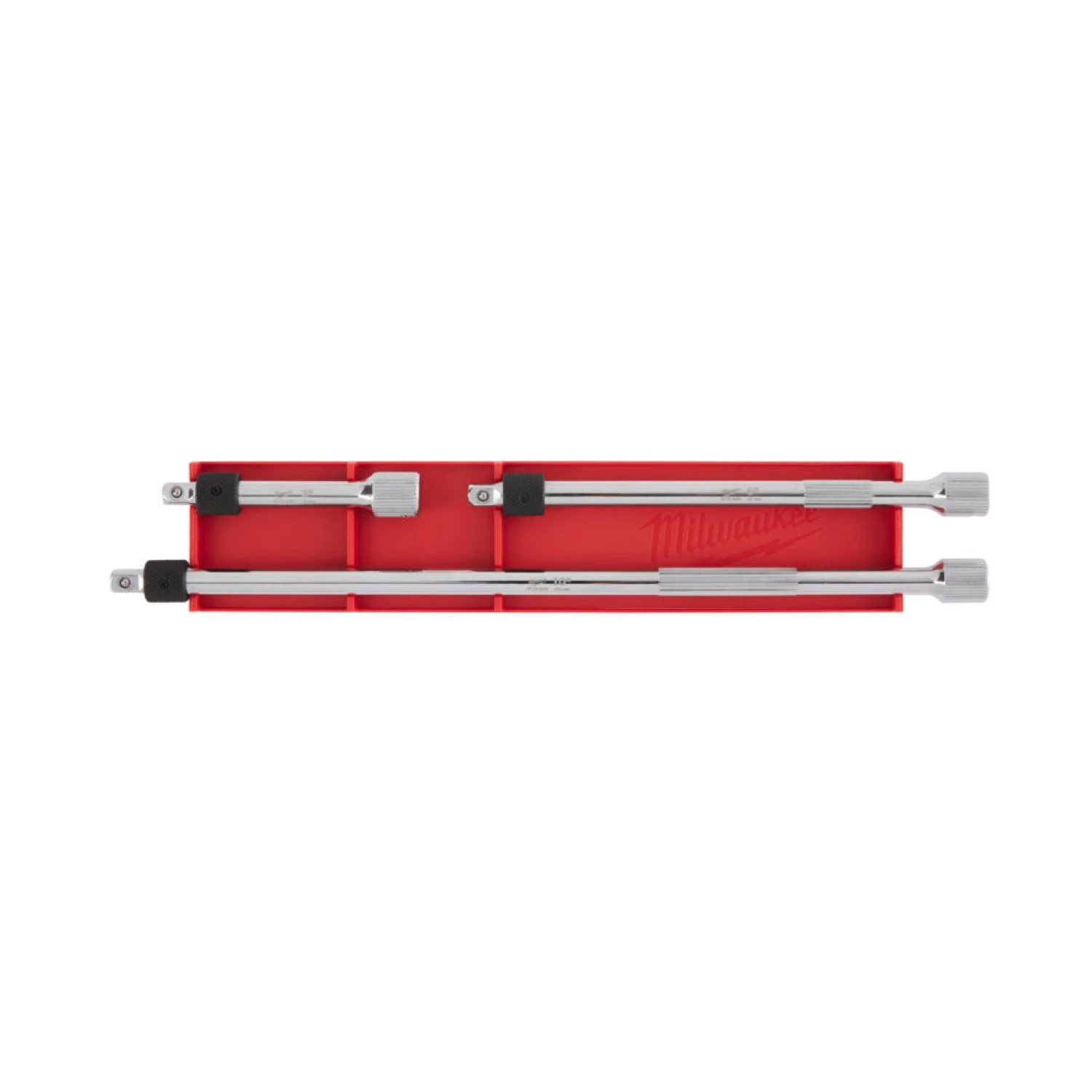 Milwaukee 4932480643 Douille à embout - Rallonge 1/4 » 3 pièces avec verrouillage-image