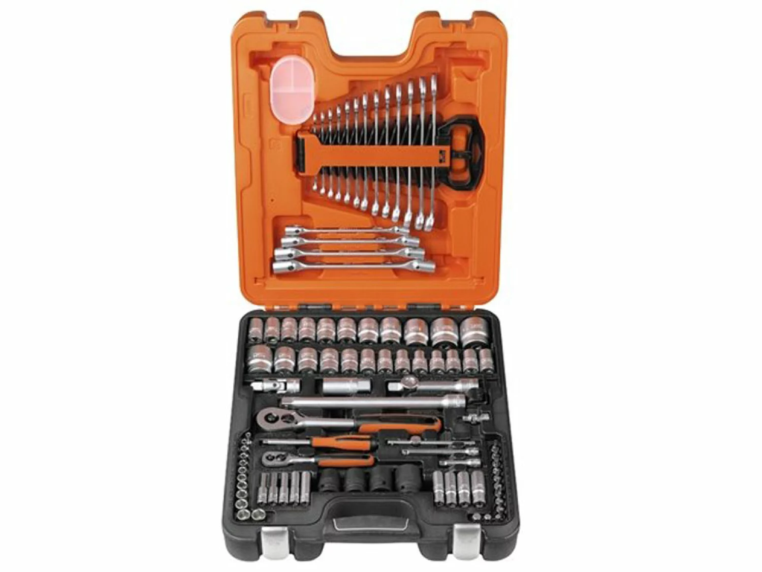 Bahco S87+7 - Jeu de clés mixtes et de douilles 1/4'' et 1/2'' (94pcs)-image