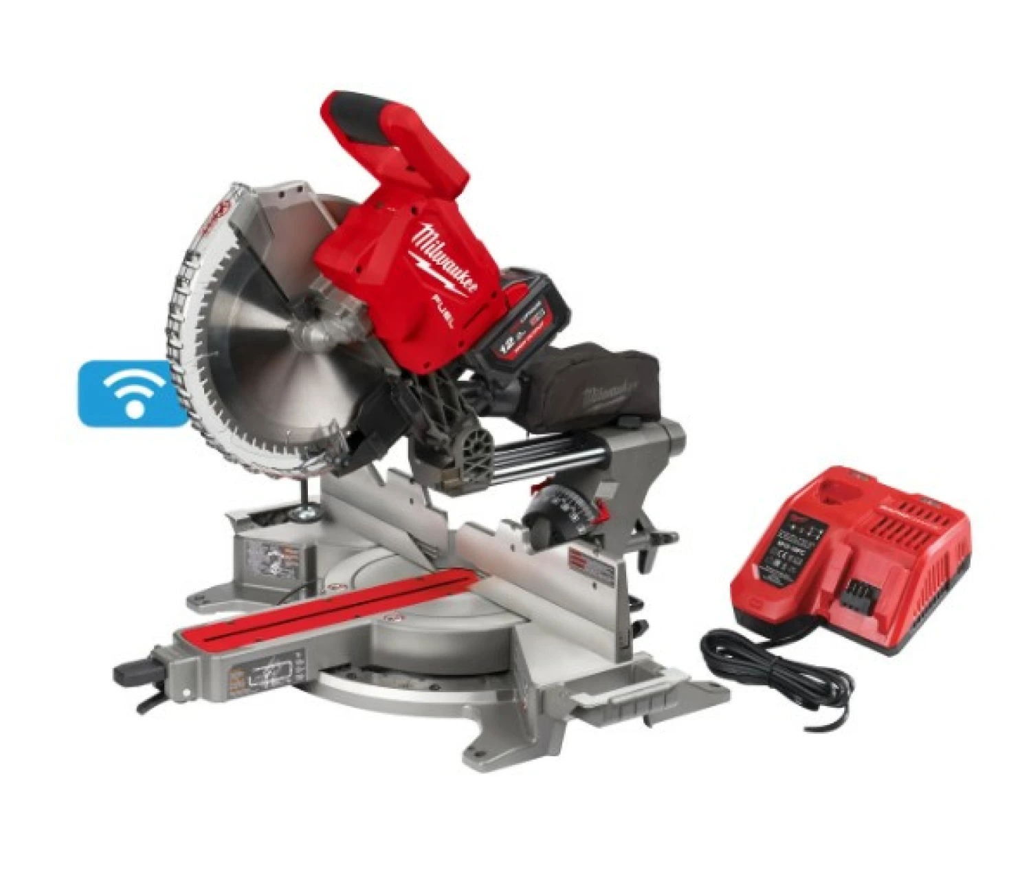 Milwaukee M18 FMS305-121 18V Li-Ion accu Afkortzaagmachine set (1x 12ah accu) - 305 x 30mm-image