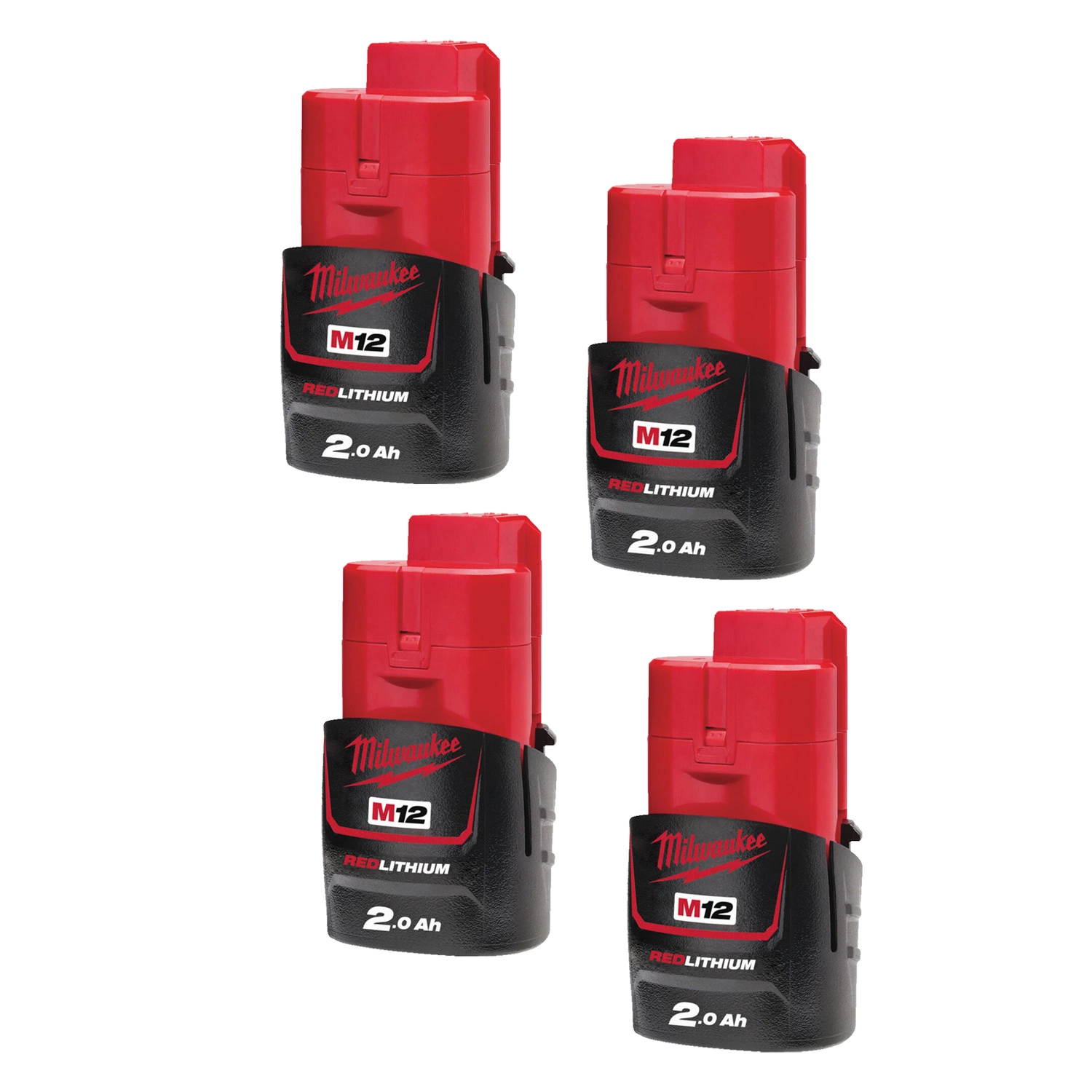 Milwaukee M12 B2 12V Li-ion accu - 2.0Ah (4st)-image