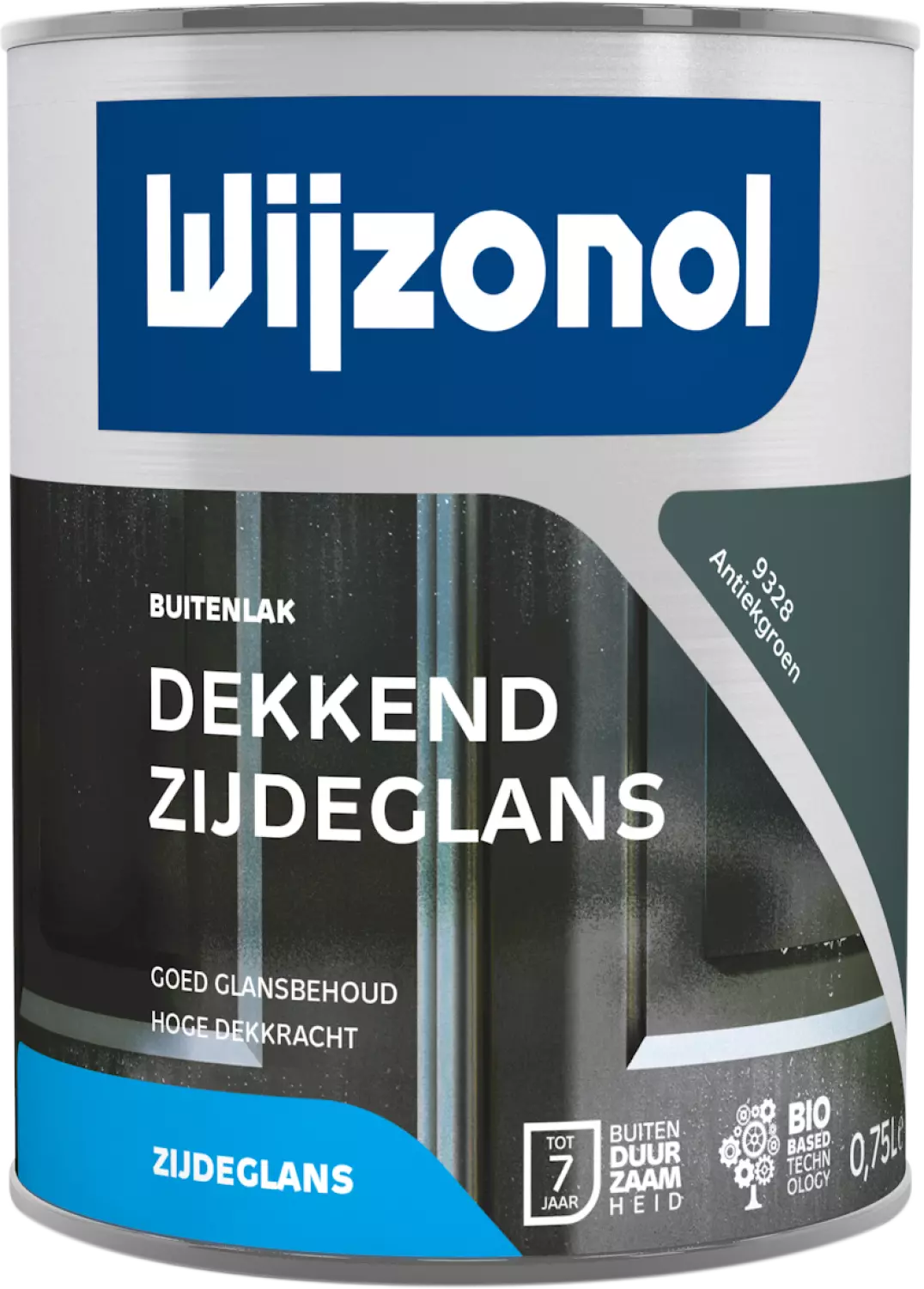 Wijzonol Dekkend Zijdeglanslak - 9328 Antiekgroen - 0,75L-image