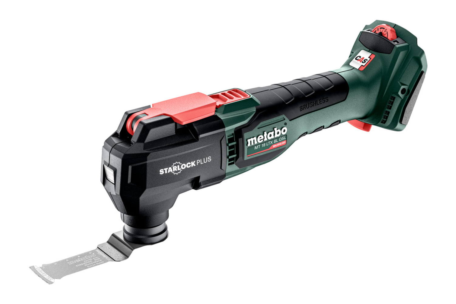 Metabo MT 18 LTX BL QSL 18V Li-ion accu multitool set (2x 4.0Ah LiHD accu) + accessoires in metaBOX - koolborstelloos - snelwissel-image