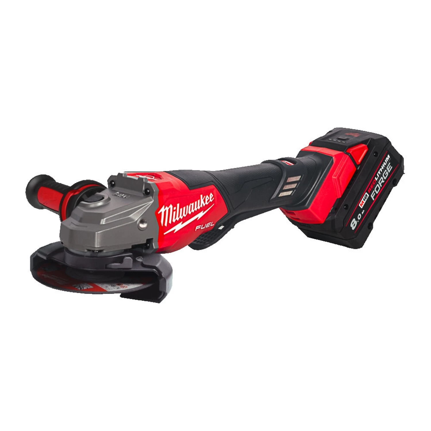 Milwaukee M18 FHSAGO125VXPDB2-802X 18V Li-ion sans fil Meuleuse d'angle (2x M18 FB8 sans fil) dans HD Box - 125mm-image