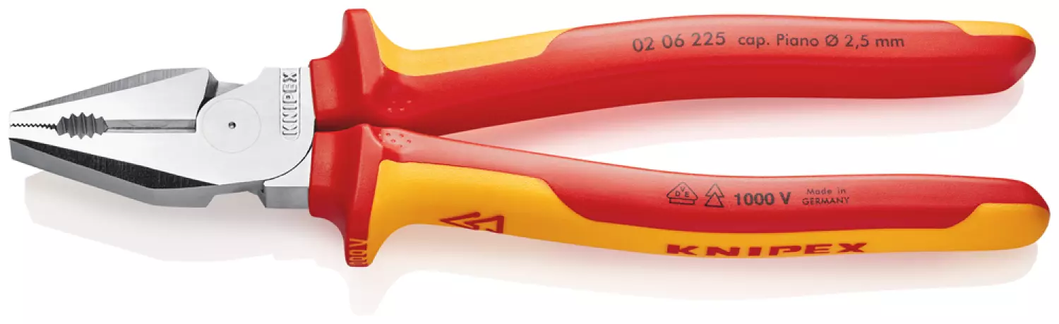 Knipex 206225 VDE Pince Universelle de Force - 225mm-image