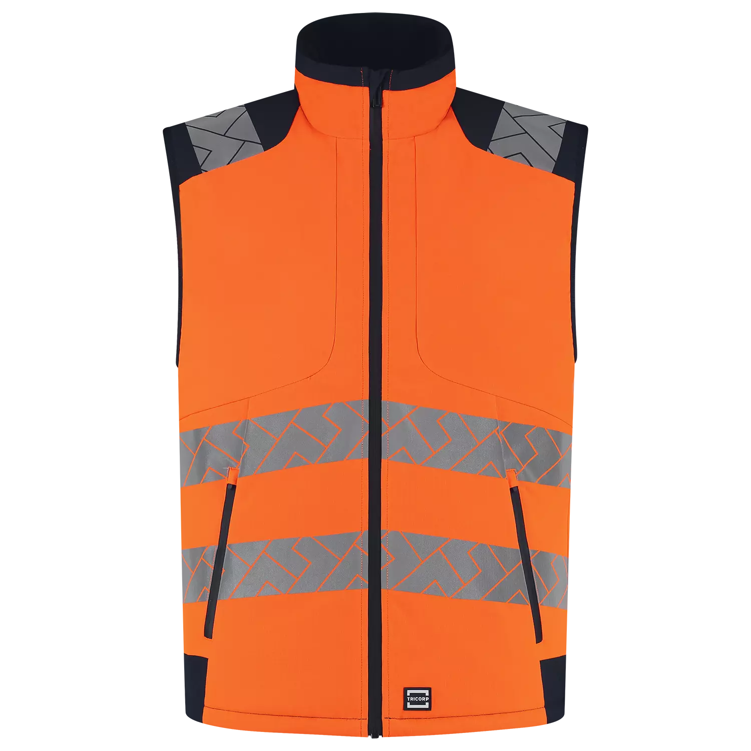 Tricorp 406110 Bodywarmer High Vis Redefined - FluororangeInk - XL-image