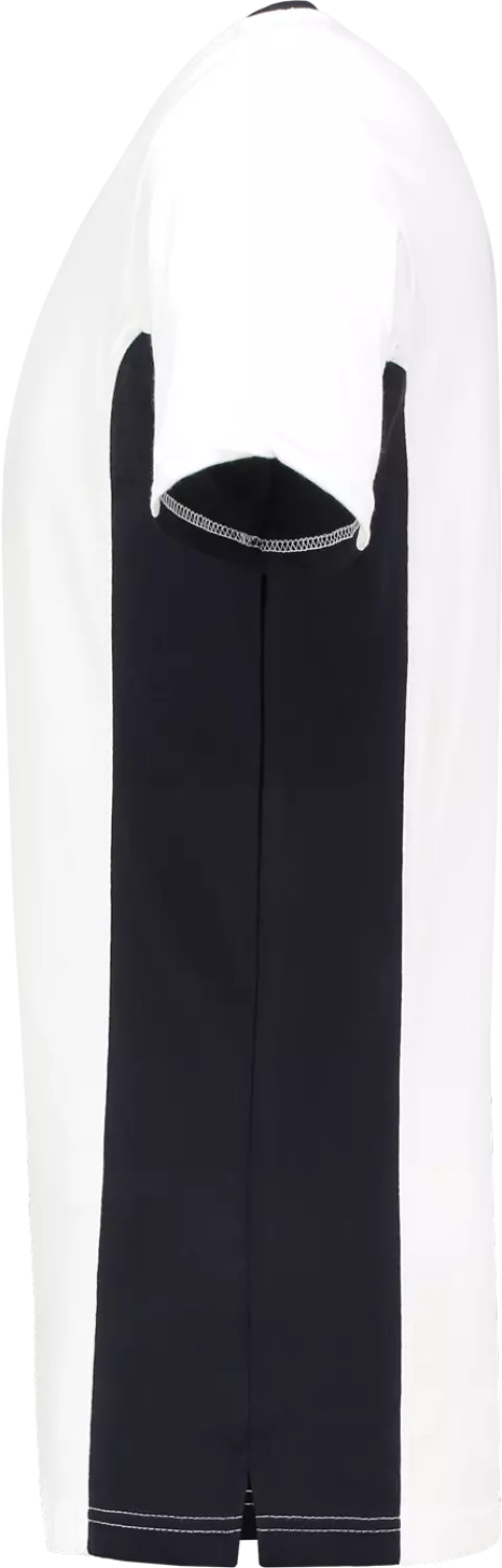 Workman 0401 T-shirt bicolore - Blanc / Bleu marine - 5XL-image