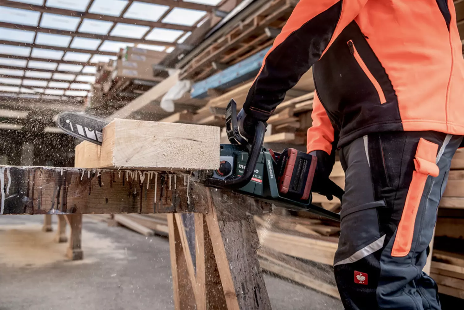 Metabo MS 36-18 LTX BL 40 36V Li-Ion accu kettingzaag body - 36cm-image