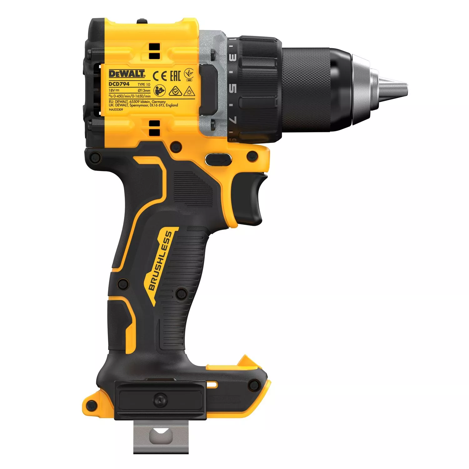 DeWALT DCD794NT-XJ Corps de perceuse-visseuse sans fil Li-ion 18 V dans un coffret TSTAK-image