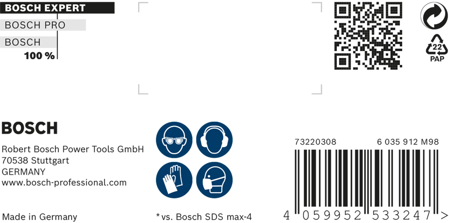 Bosch 2608900250 EXPERT Foret SDS Max-8X - 28x800x920mm-image