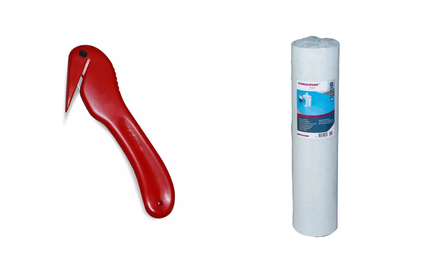 Evapo 900040 Damp-Open Afdekvlies incl. Snijmes voor folie en afdekvlies - rood-image