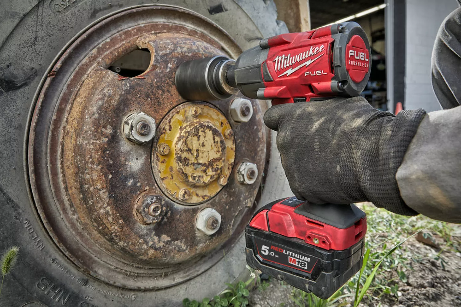 Milwaukee M18 FMTIW2P12-502X Li-Ion accu slagmoersleutel-image