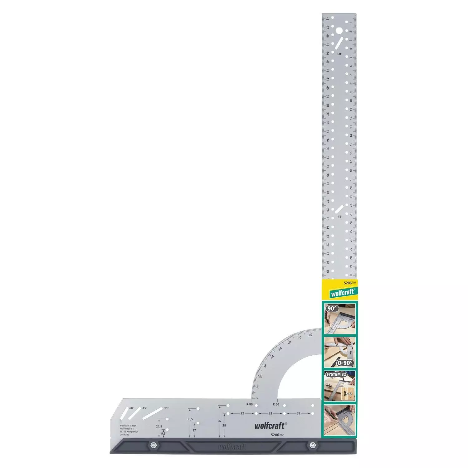 Wolfcraft 5206000 Équerre - 280 x 500 mm-image