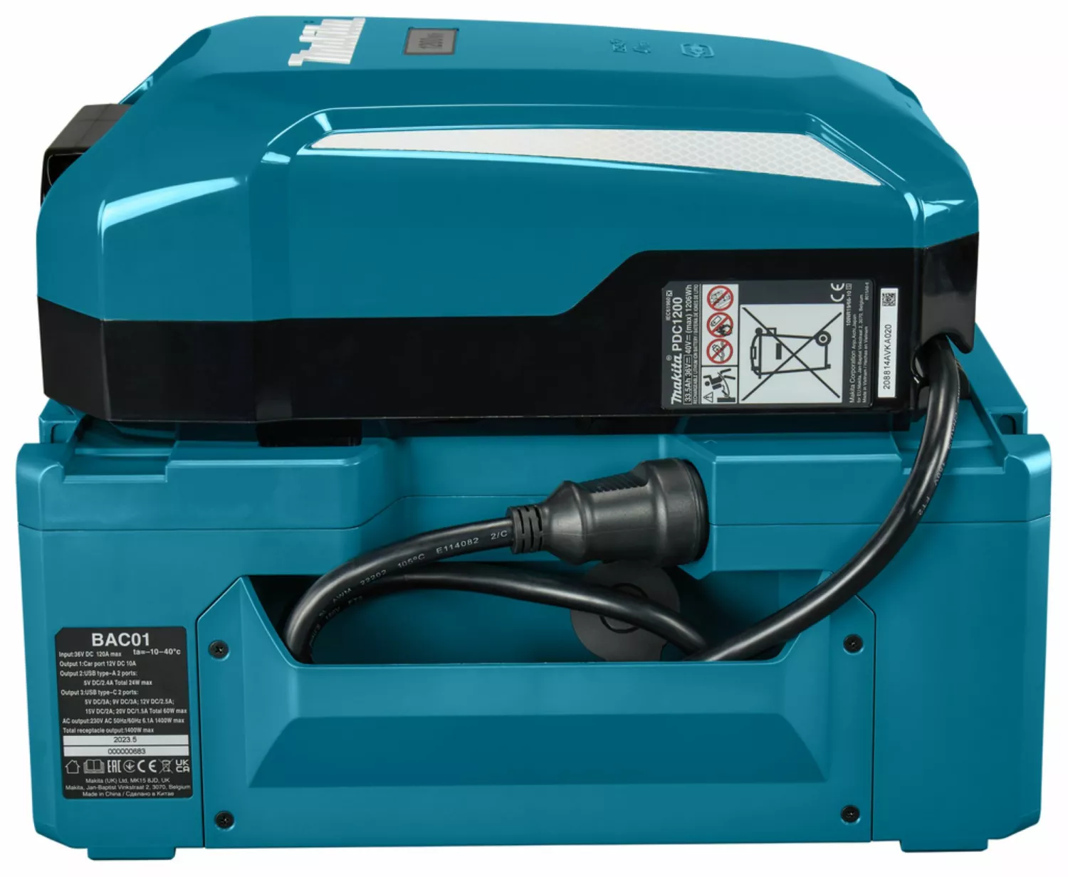 Makita BAC01 Mobiele Stroomvoorziening incl PDC1200-image