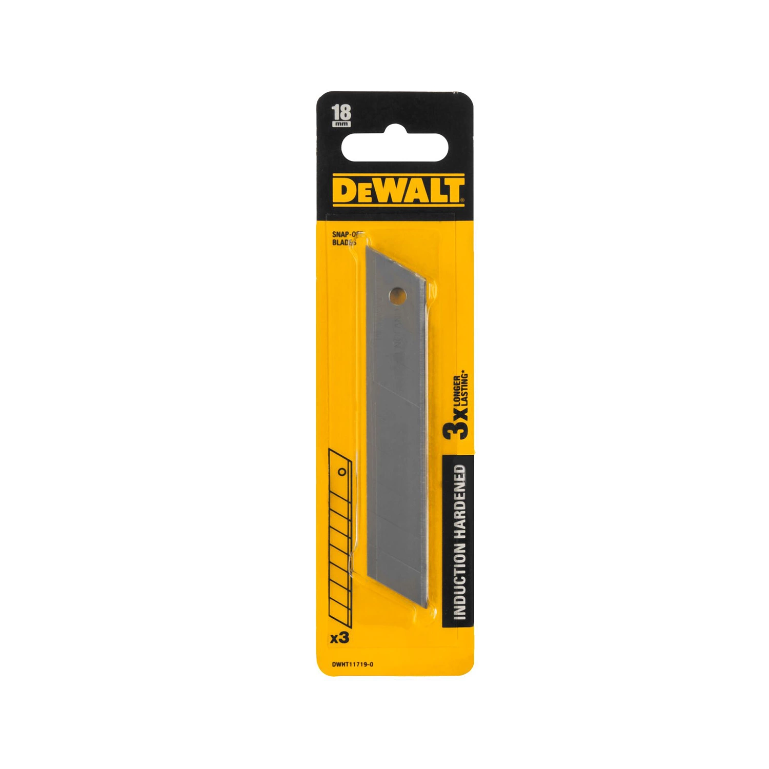 DeWALT DWHT11719-0 Lames de rechange - 18 mm (3 pièces)-image