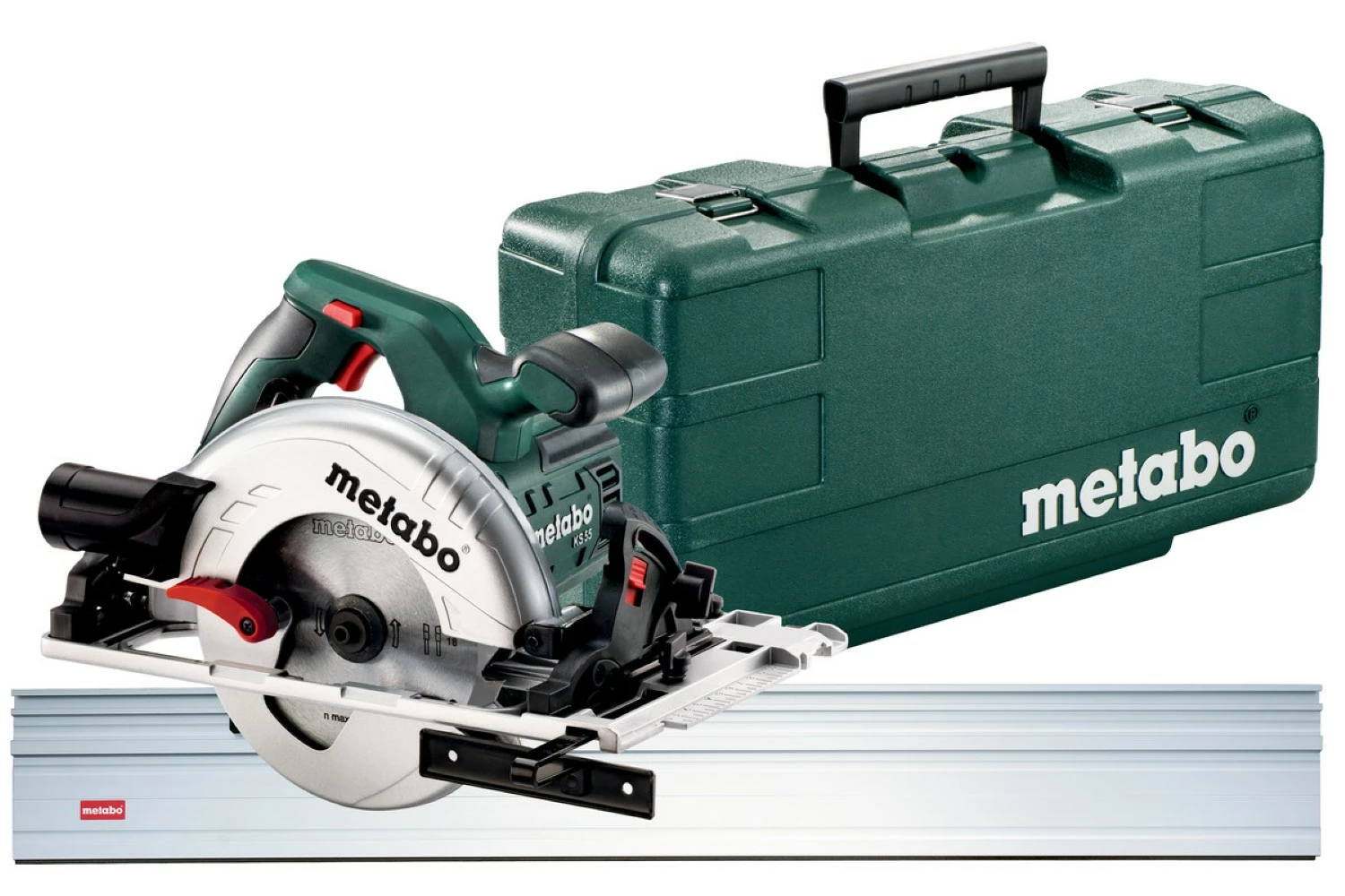 Metabo KS 55 FS - Scie circulaire dans mallette + rail de guidage - 1200W - 160mm-image