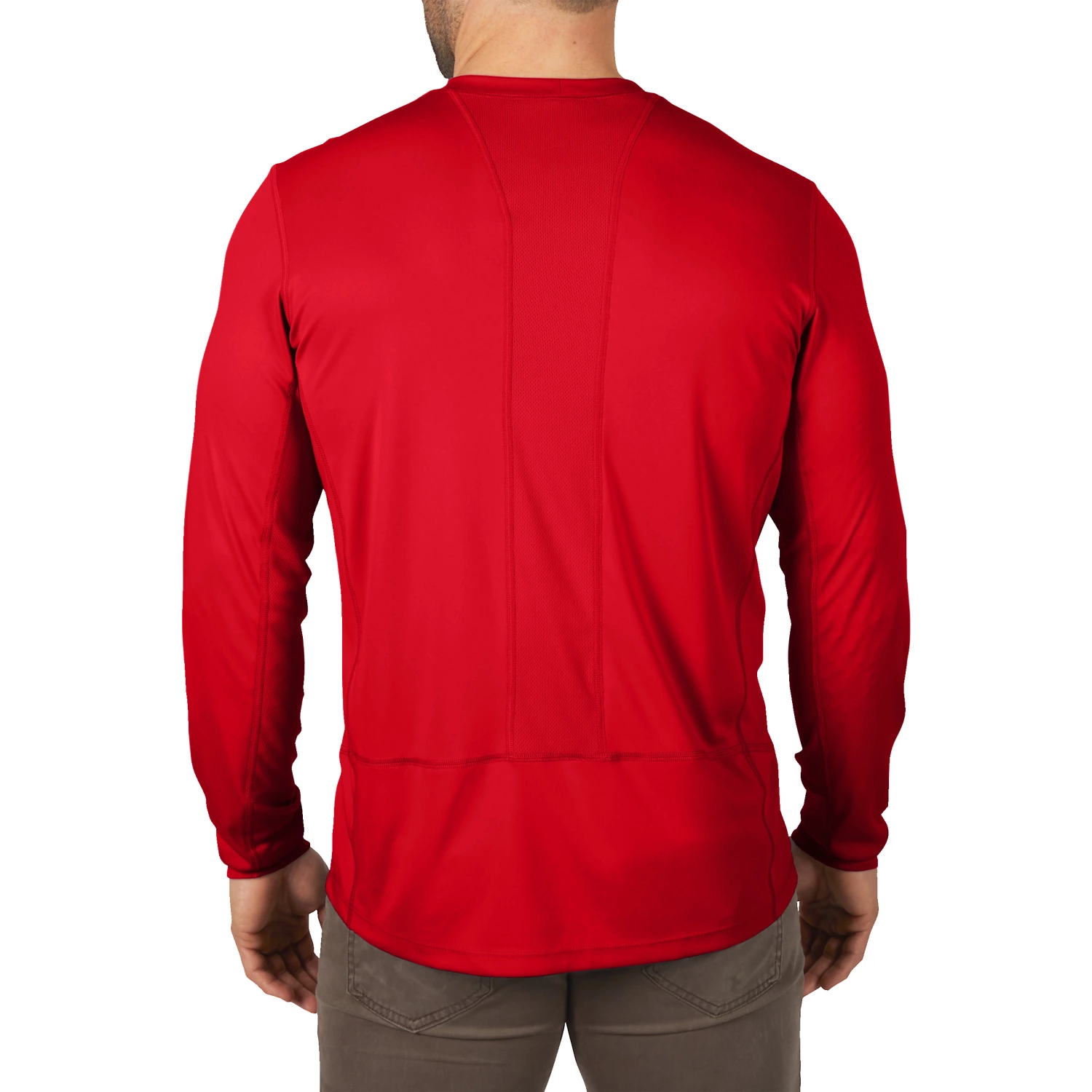 Milwaukee WORKSKIN™ performance shirt met lange mouwen voor warm weer - rood - L-image