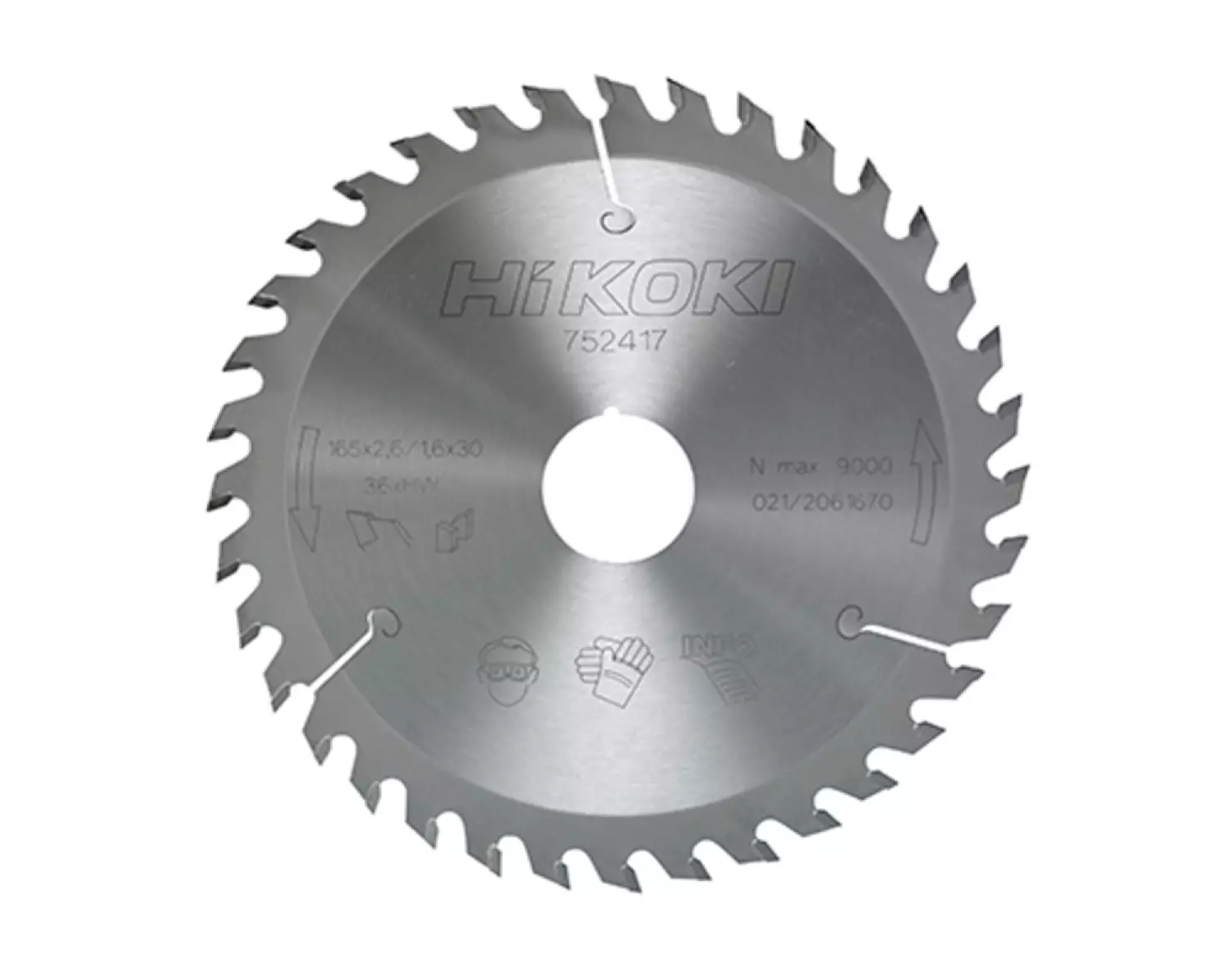 HiKOKI 752456 Lame pour scie circulaire - bois - 235 x 30 - 18 dents-image
