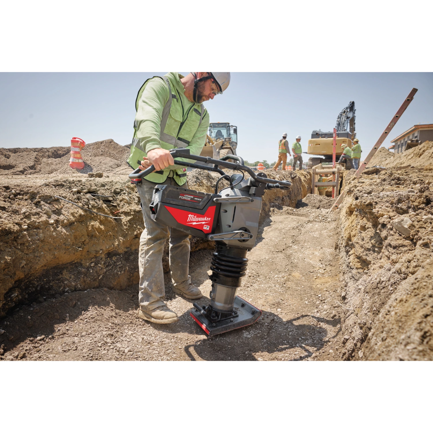 Milwaukee MXF RAM60-122 MX Fuel set de pilonneuse sans fil (2x batterie 12.0Ah)-image