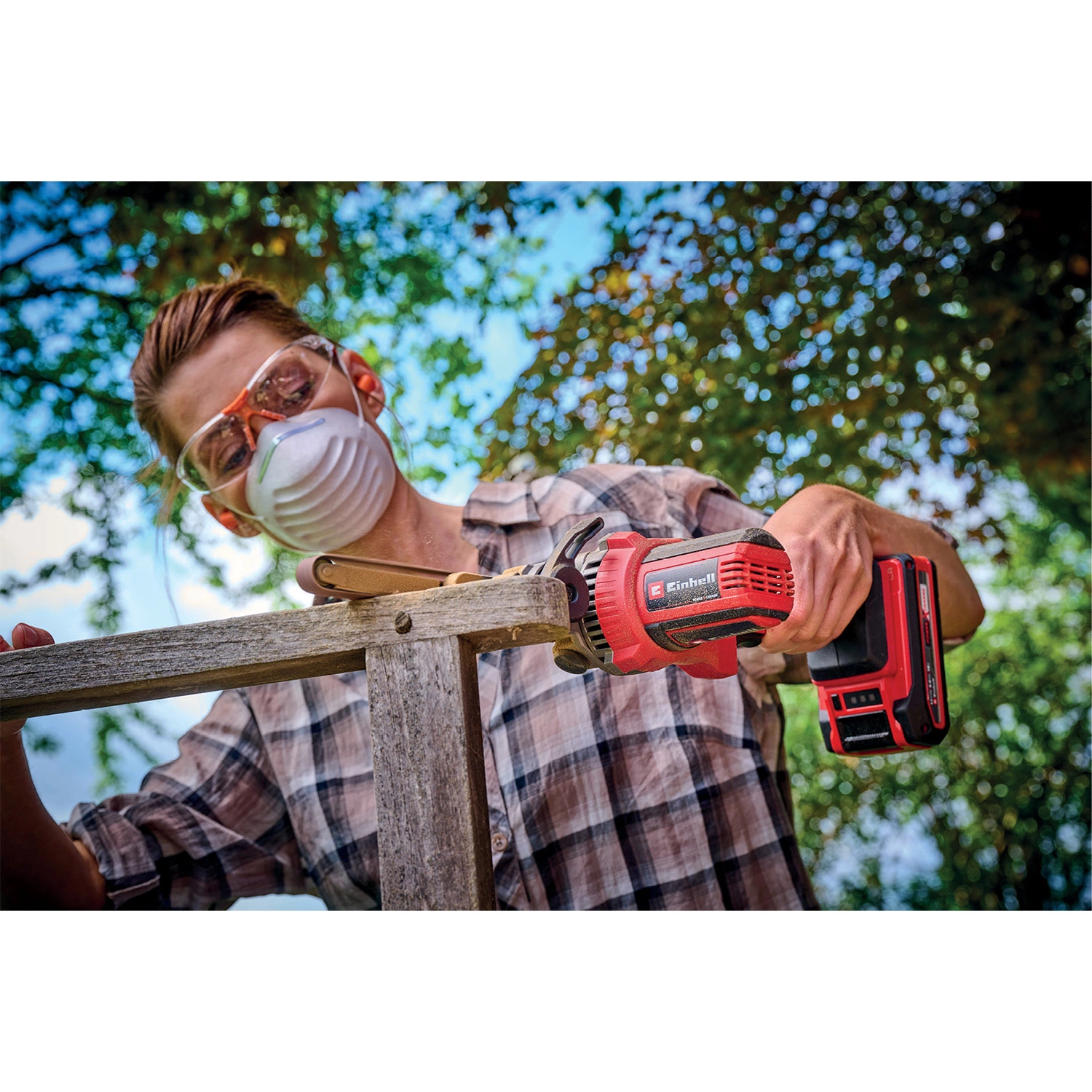 Einhell Set de bandes de ponçage - 35 pièces - 9x457mm (K40, K60, K80, K120, K180, K240, K320)-image