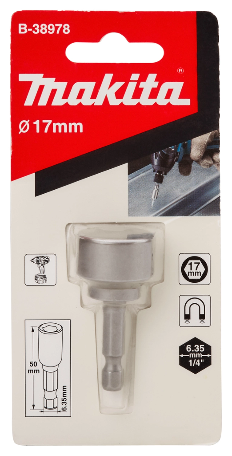 Makita B-38978 Douilles 17 x 50 mm magnétique-image