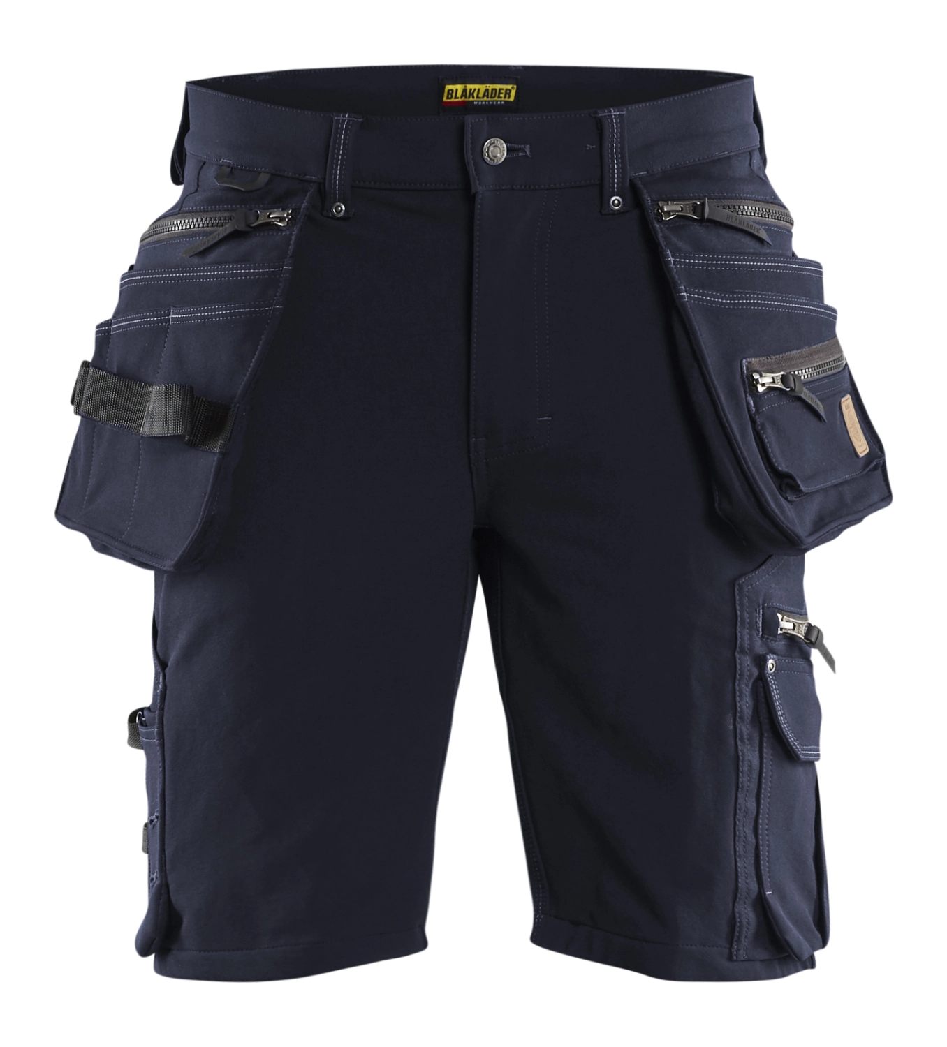 Blåkläder X1900 Werkbroek kort 4-weg Stretch 1988 - marineblauw - maat 46 (S)-image