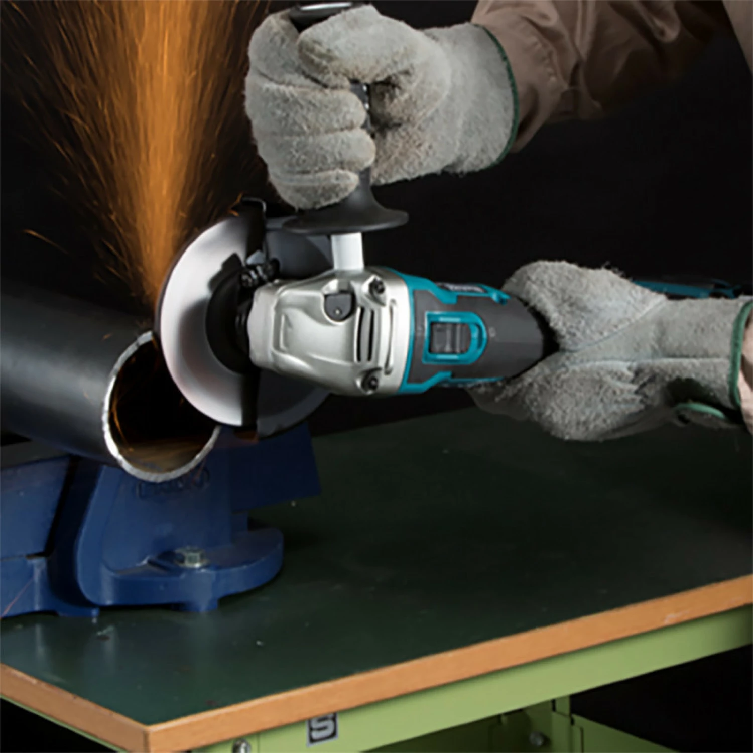 Makita DGA511Z 18V Li-Ion Accu haakse slijper body - 125mm - koolborstelloos-image