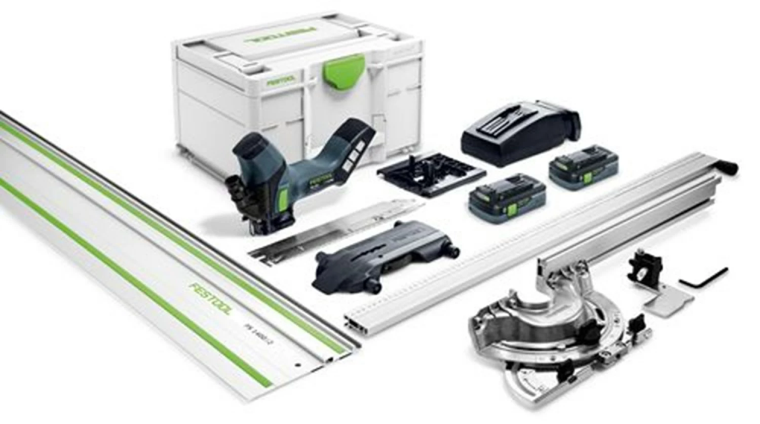 Festool ISC 240 HPC4,0 EB-PlusXL-FS 18V Li-Ion accu isolatiezaagmachine set (2x 4,0Ah) in systainer - 240mm-image