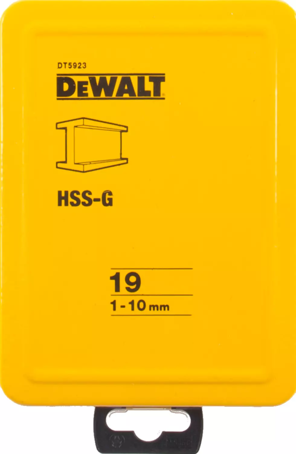 DeWALT DT5923 19 delige metaalboren in metalen cassette-image