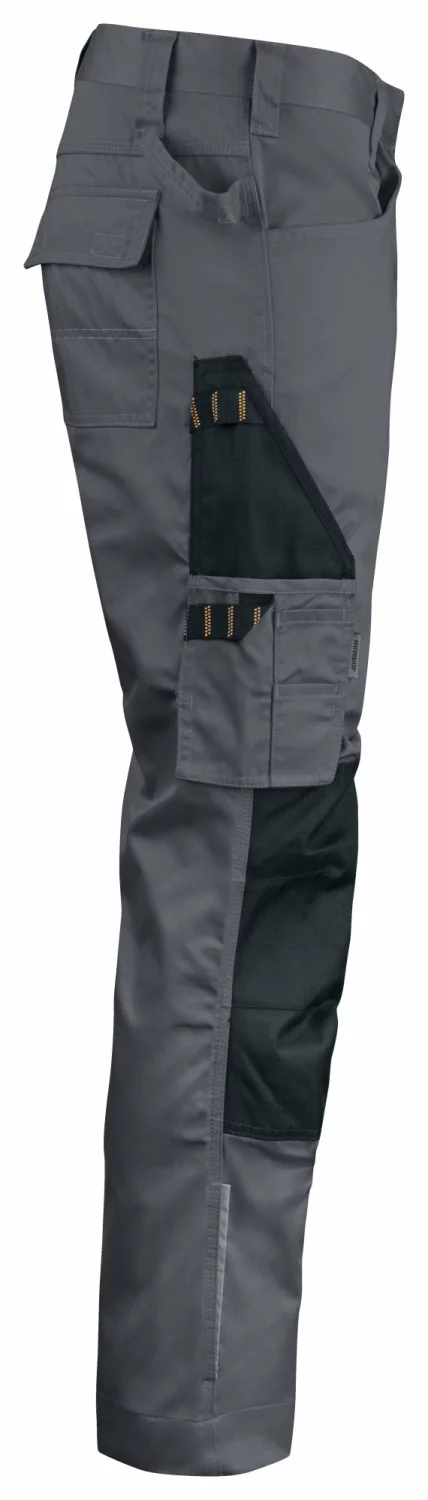 Jobman 2321 Werkbroek Service - Grijs / Zwart - Maat 46-image