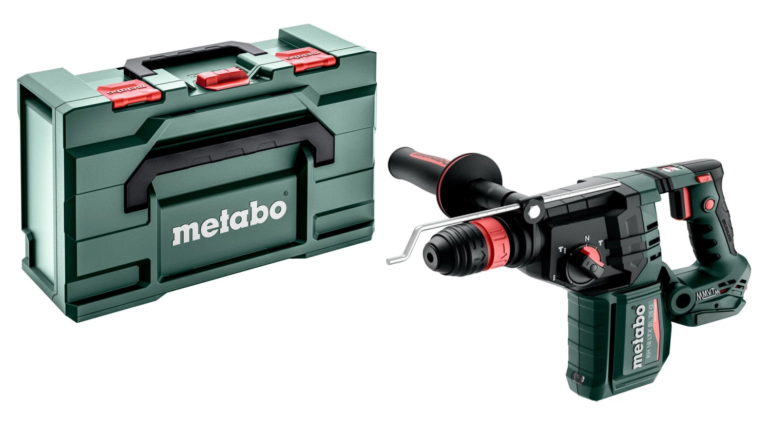 Metabo KH 18 LTX BL 28 Q 18V Li-ion Accu combihamer body in metaBox-image