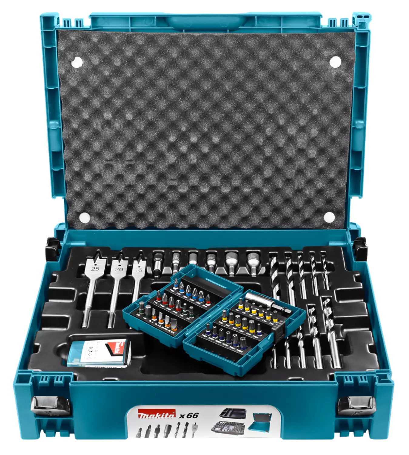 Makita B-43044 - Coffret ensemble accessoires 66 pièces en coffret MAKPAC-image