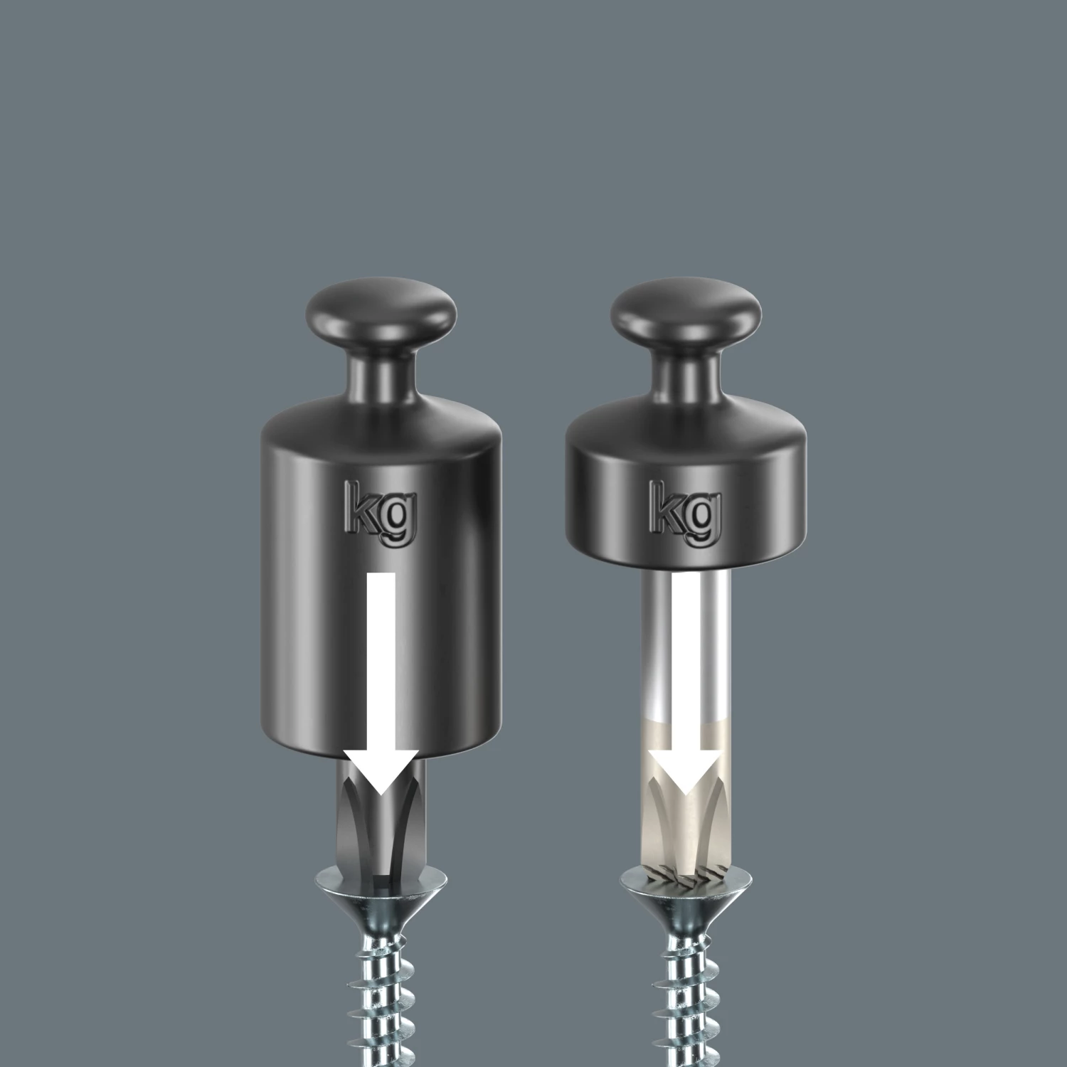 Wera 05007910001 1850 PH Kraftform Ball-Grip Kruiskopschroevendraaier werkplaatskling - PZ 2 x 100 mm-image
