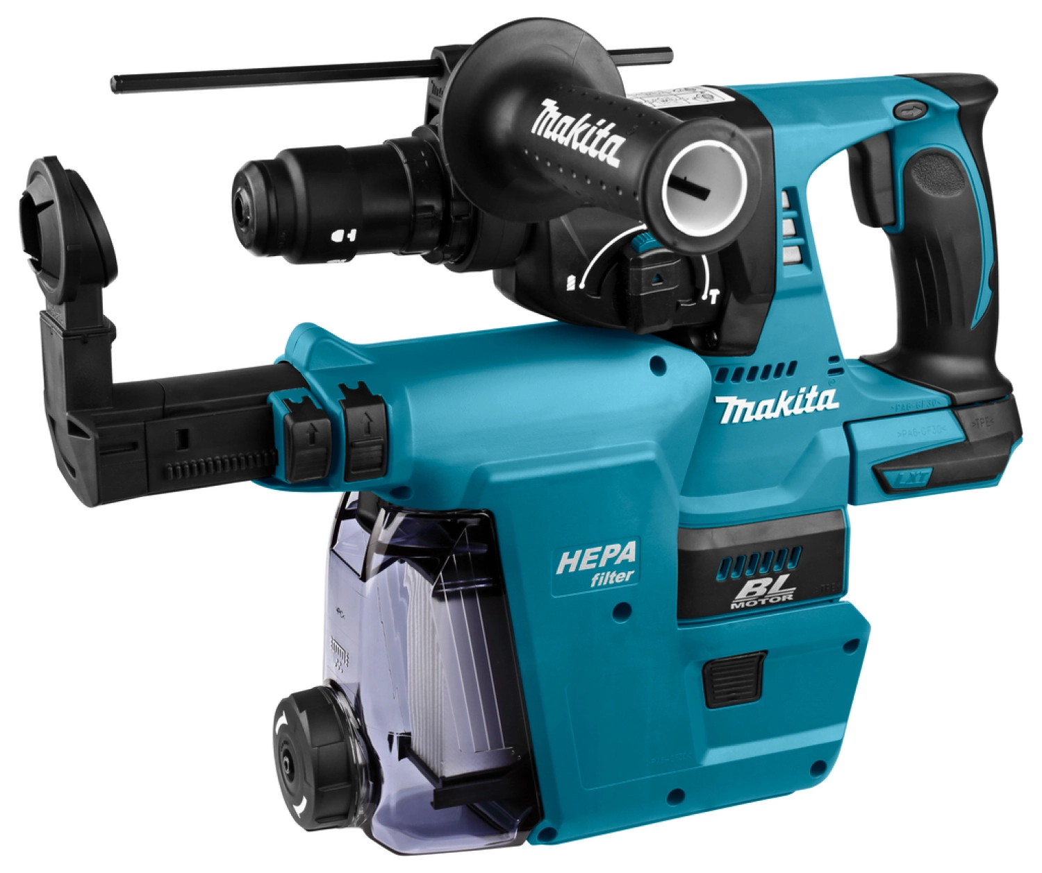 Makita DHR243ZJW - Perforateur burineur sans-fil - 18 V Li-ion - SDS-Plus - MAKPAC - 2 J - Machine seule-image