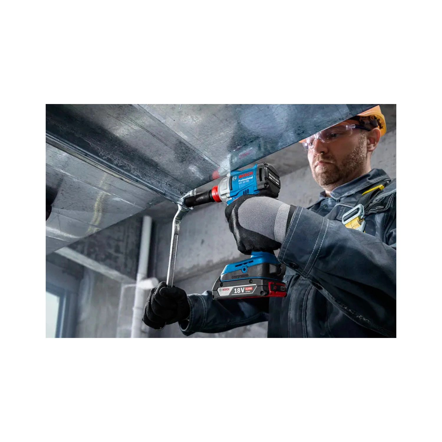 Bosch PRO GDX 18V-285 Visseuse à chocs sans fil dans un coffret L-boxx-image